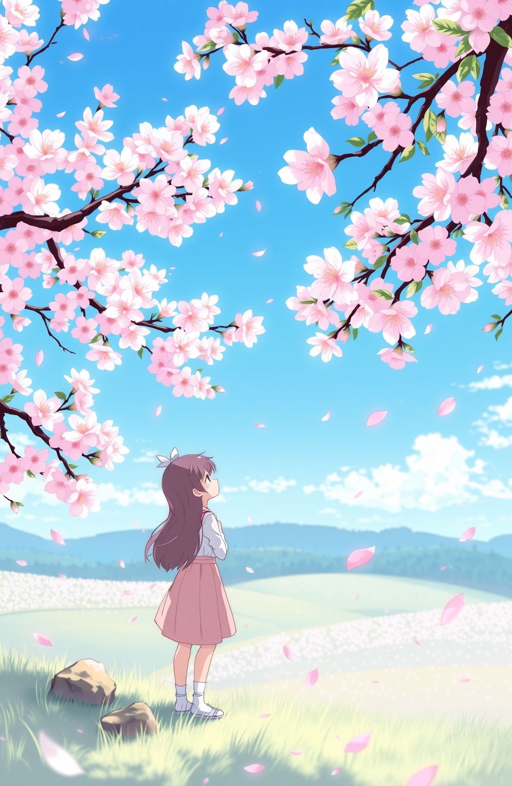 Anime Cherry Blossom Wallpaper