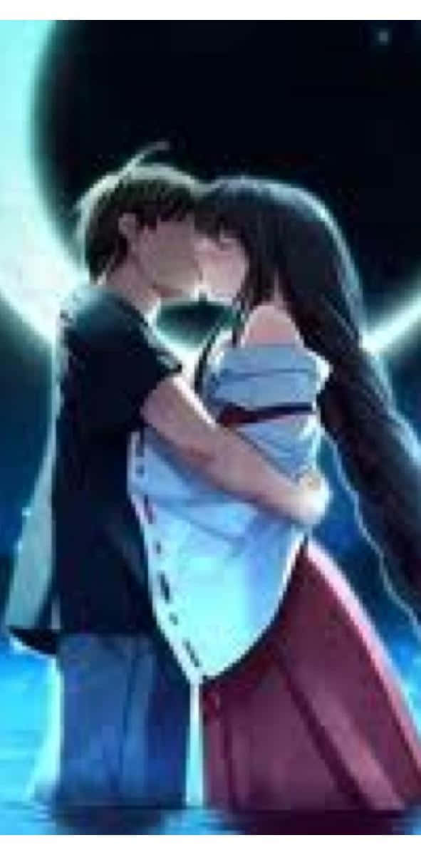 Kiss Cartoon Wallpaper