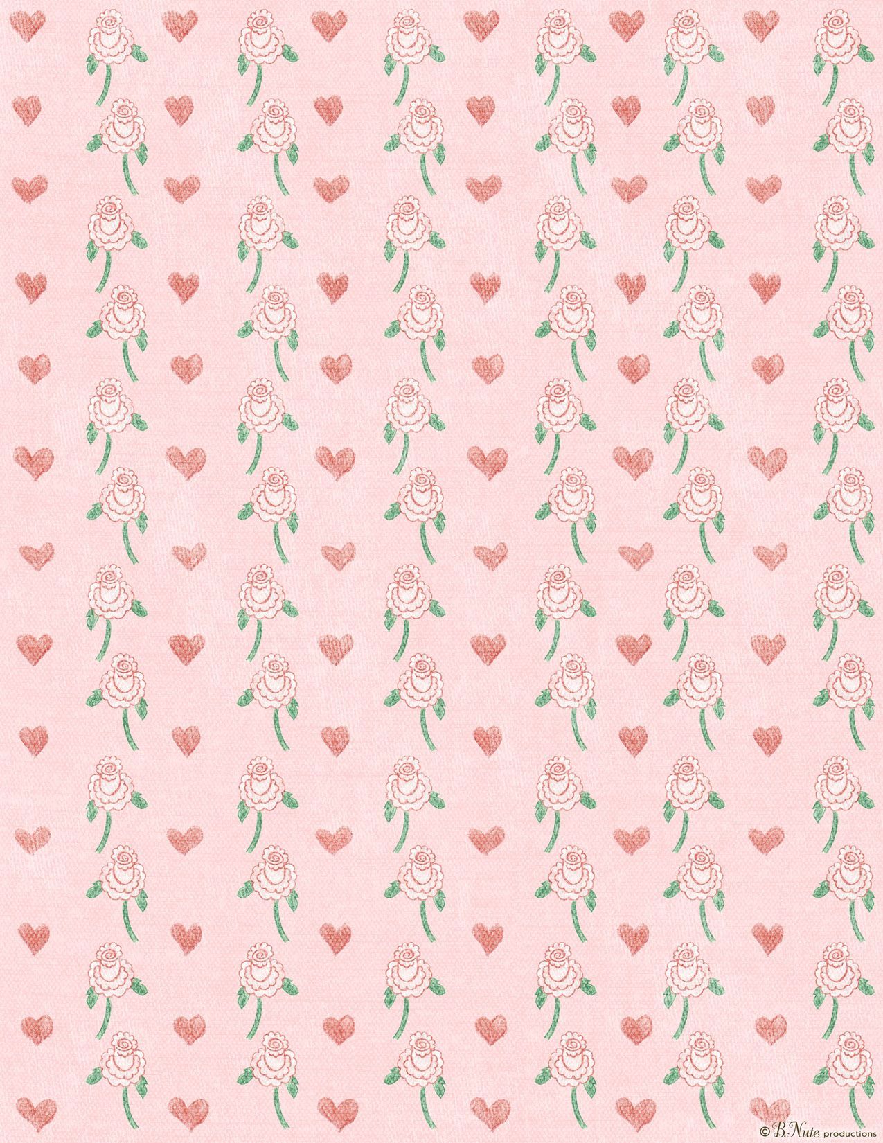 Free Printable Valentine Scrapbook Paper - tortagialla