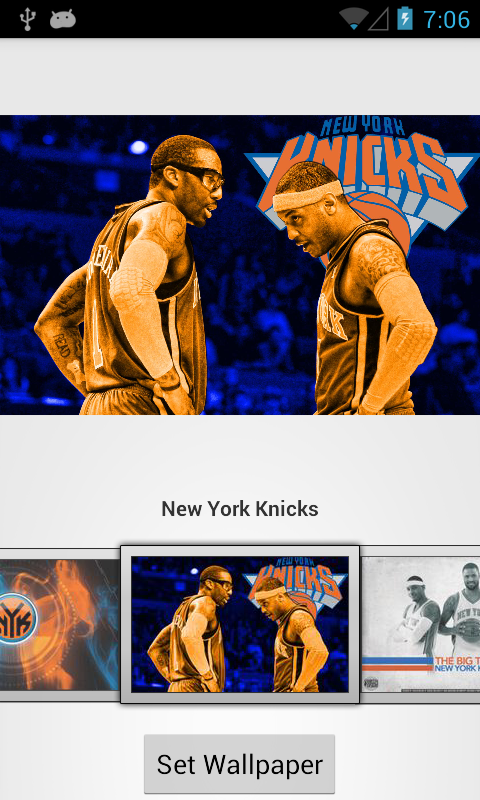 New York Knicks Wallpaper Screenshot