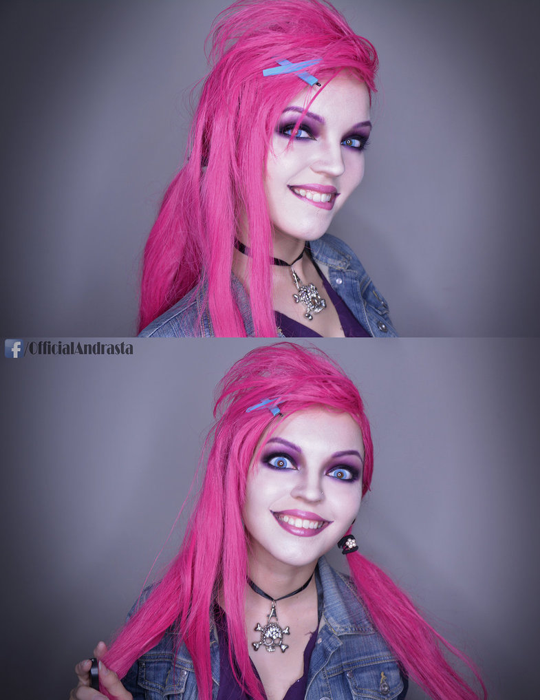 Slayer Jinx makeup from League of Legends by xAndrastax on