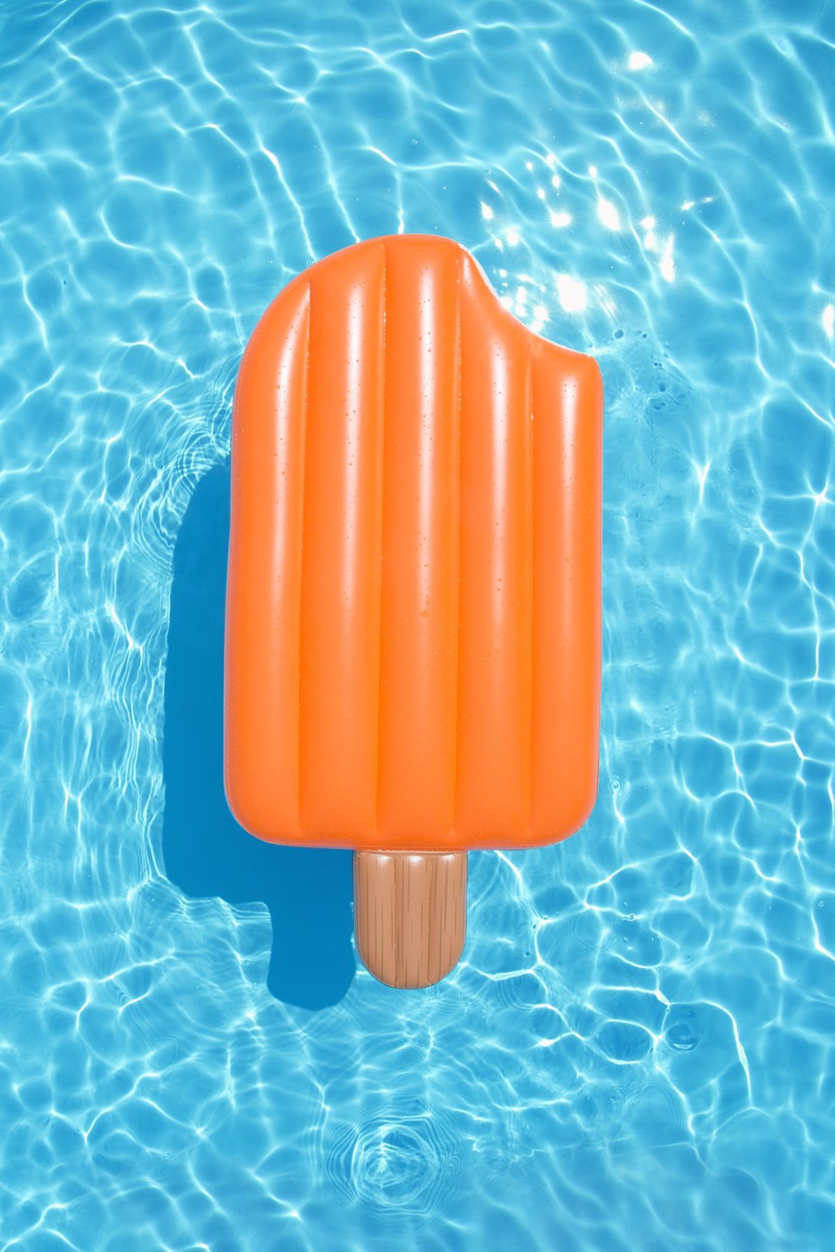 Orange Creamsicle Pool Float Phone Background Cool