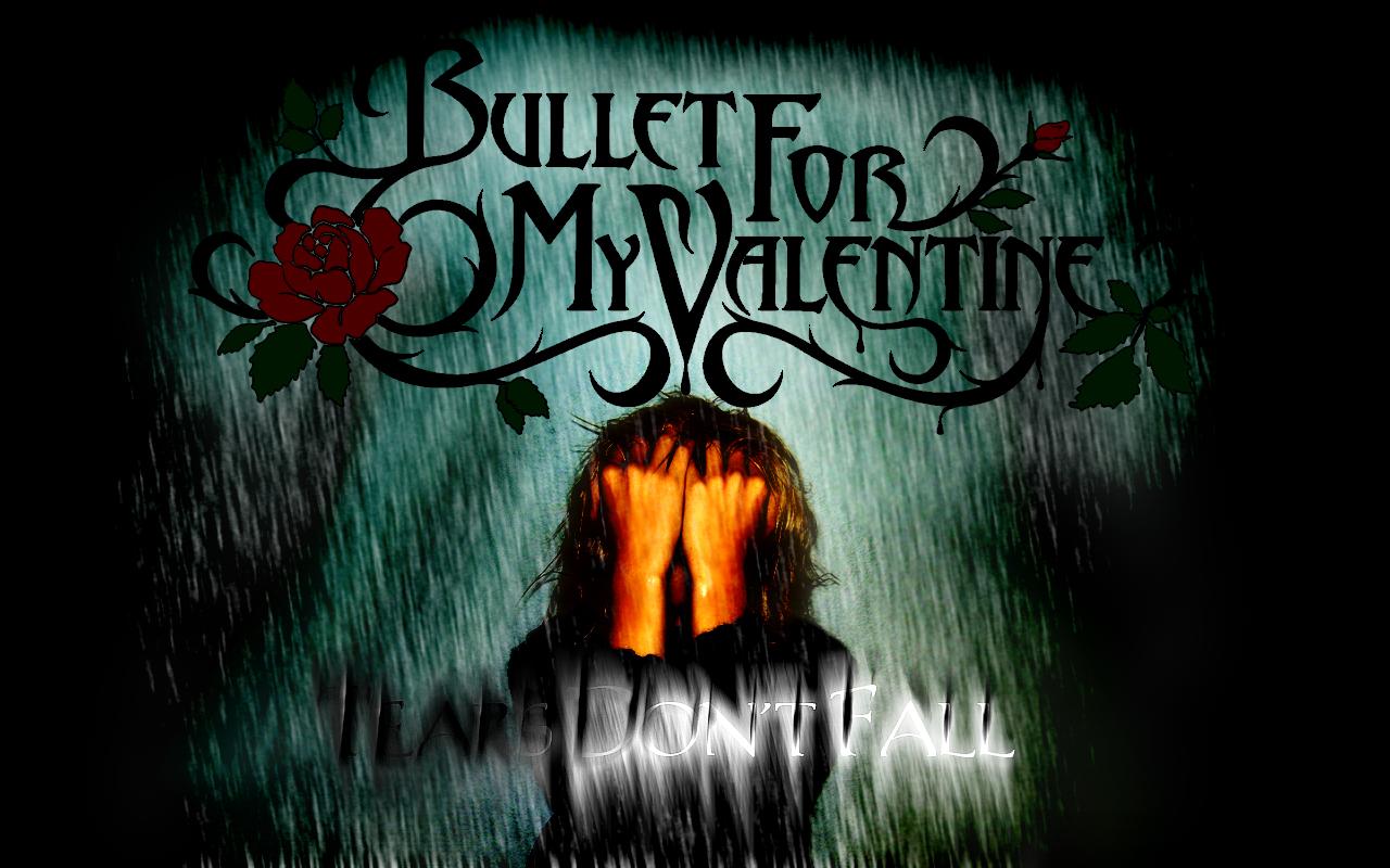 Bullet For My Valentine Logo Wallpaper Grasscloth