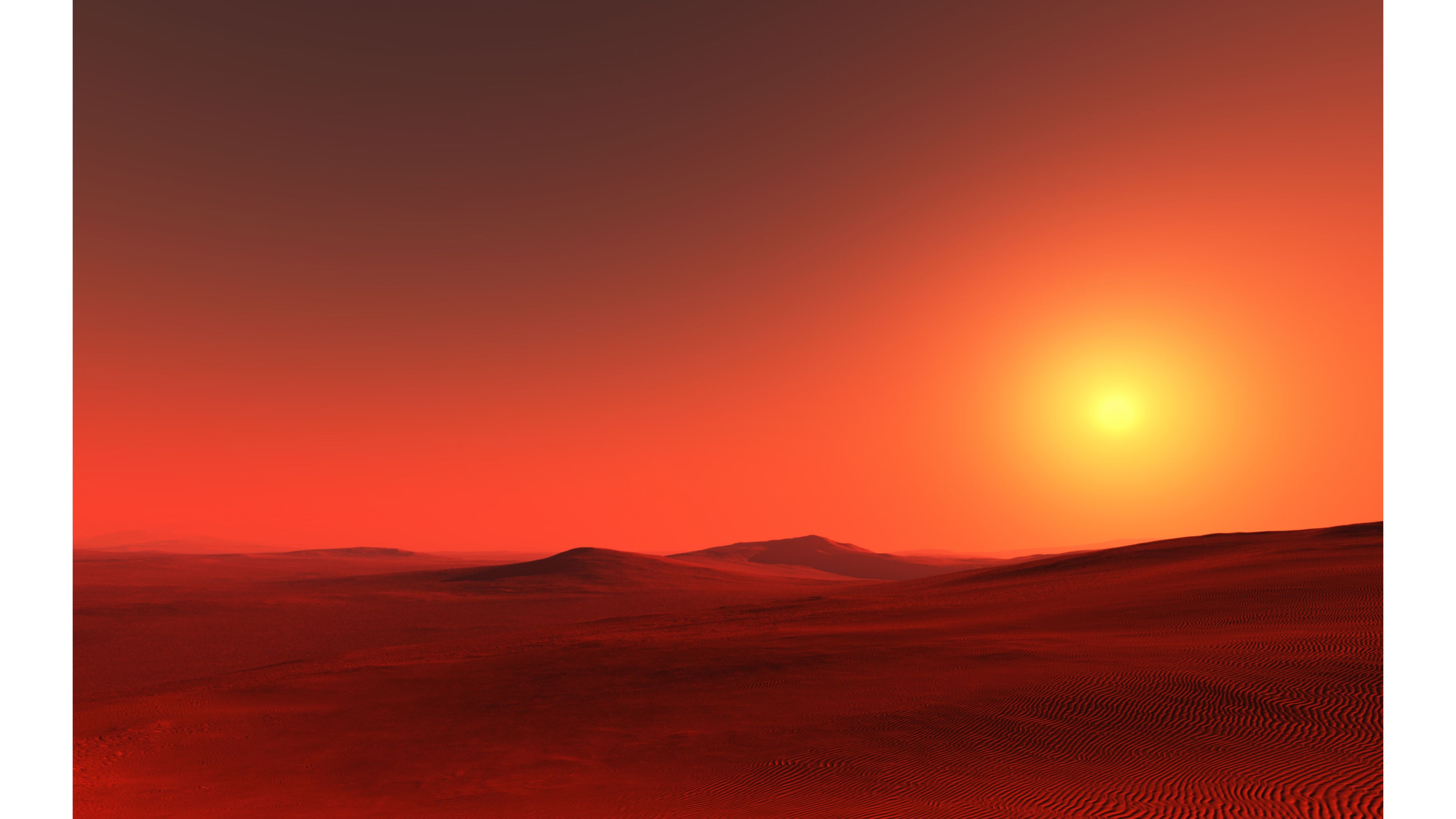 Sahara Desert 4k Sunset Wallpaper