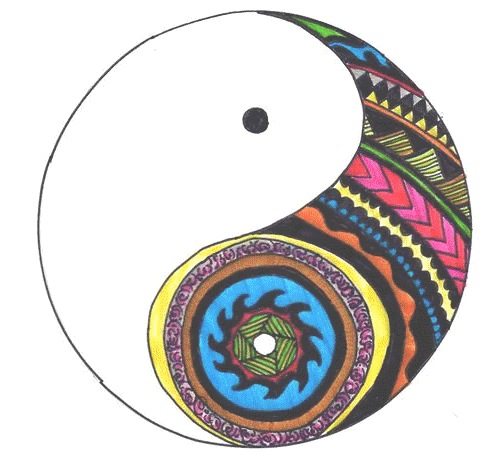 Colorful Yin Yang Colourful Yangs Gif Trippy Rad