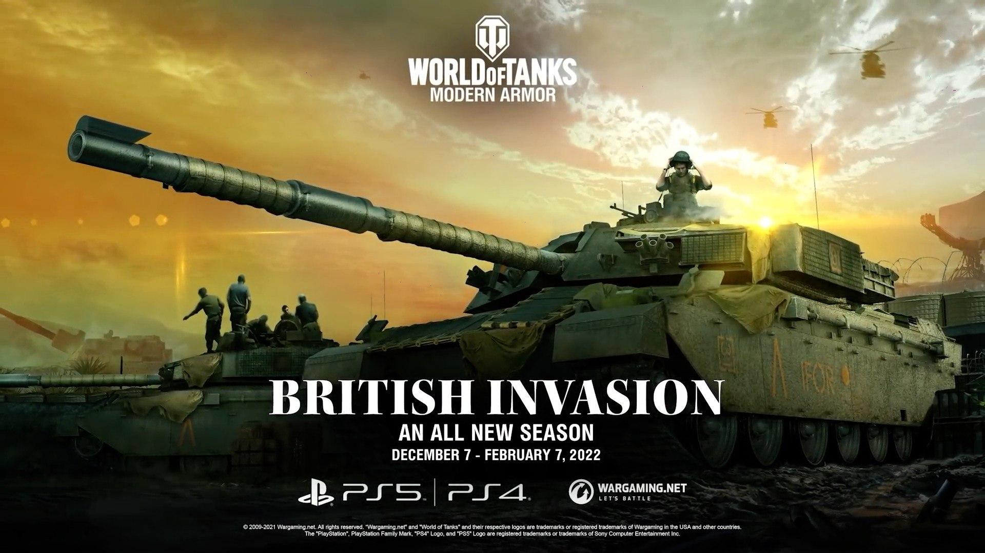 World of Tanks Modern Armor British Invasion PS video