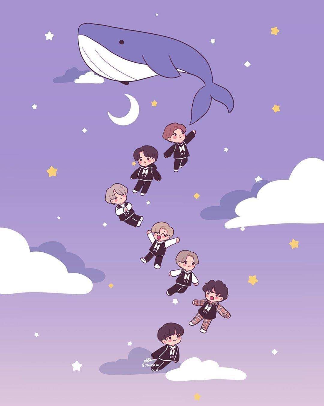 Wallpaper Bts Chibi