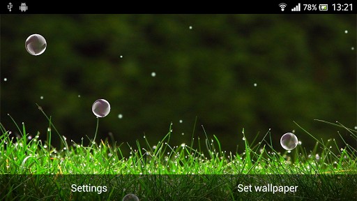 Bigger Soap Bubbles Live Wallpaper For Android Screenshot