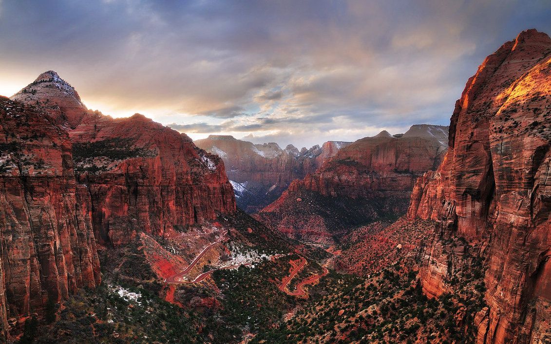 Zion National Park Wallpaper By Hquer Beautiful