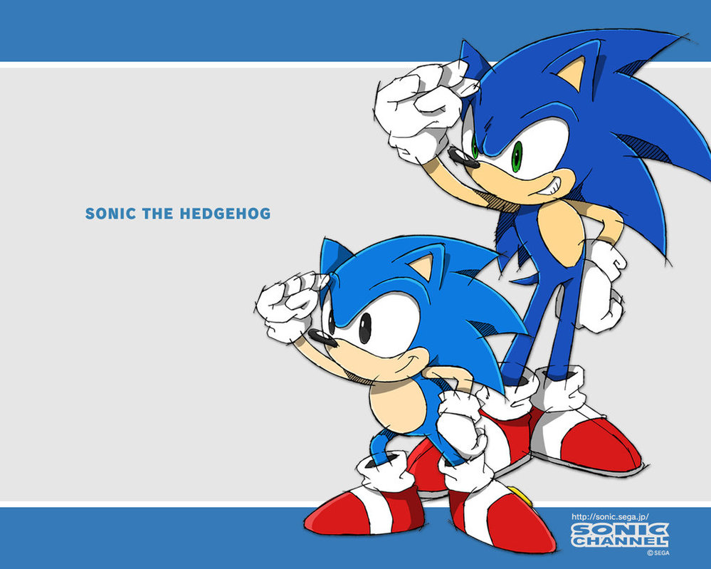 Sonic the Hedgehog Wallpaper by bloomsama on