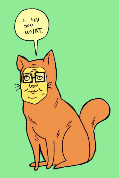 Hank Hill As A Cat By Kicksatanout