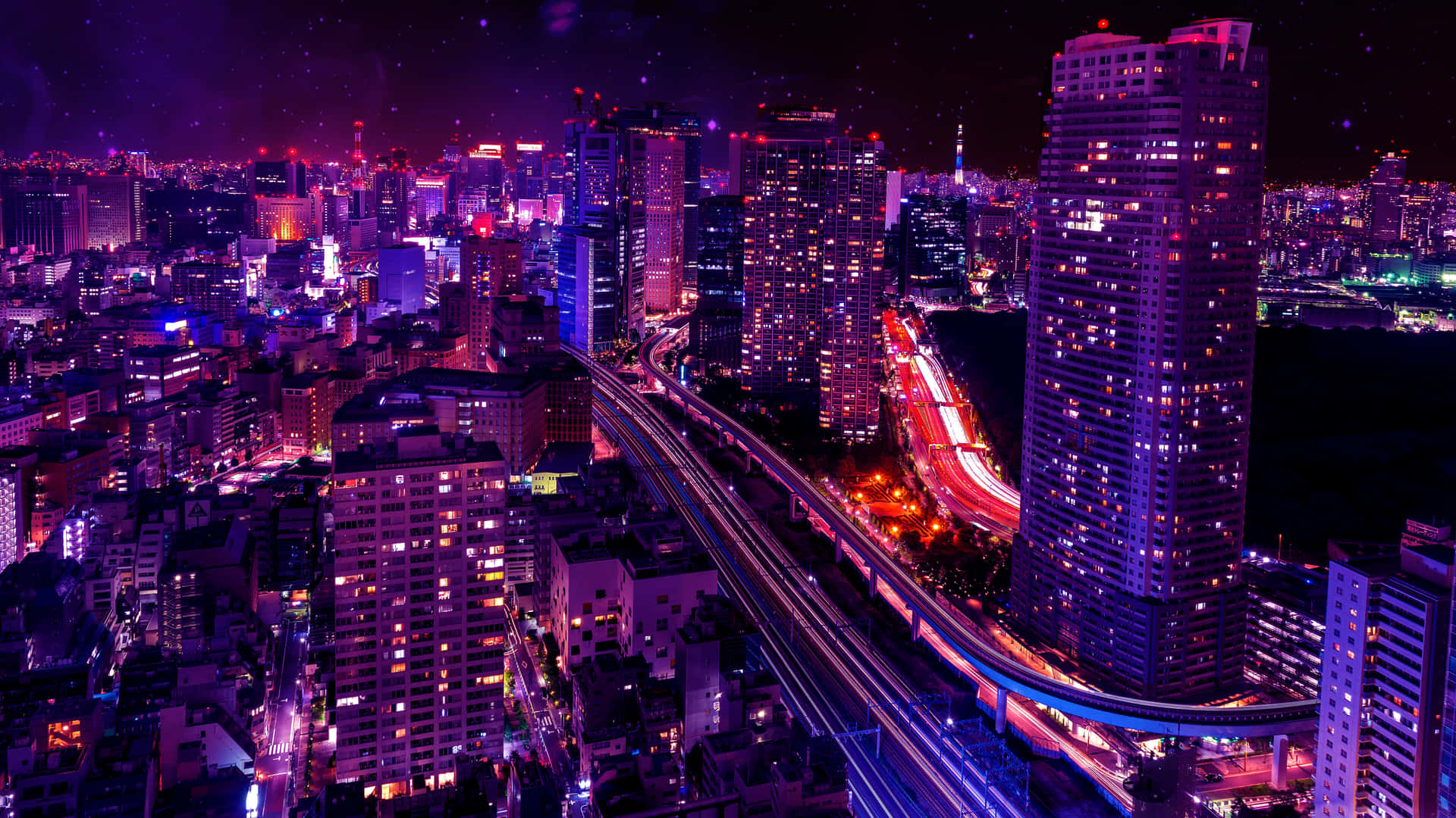Pink City Wallpaper