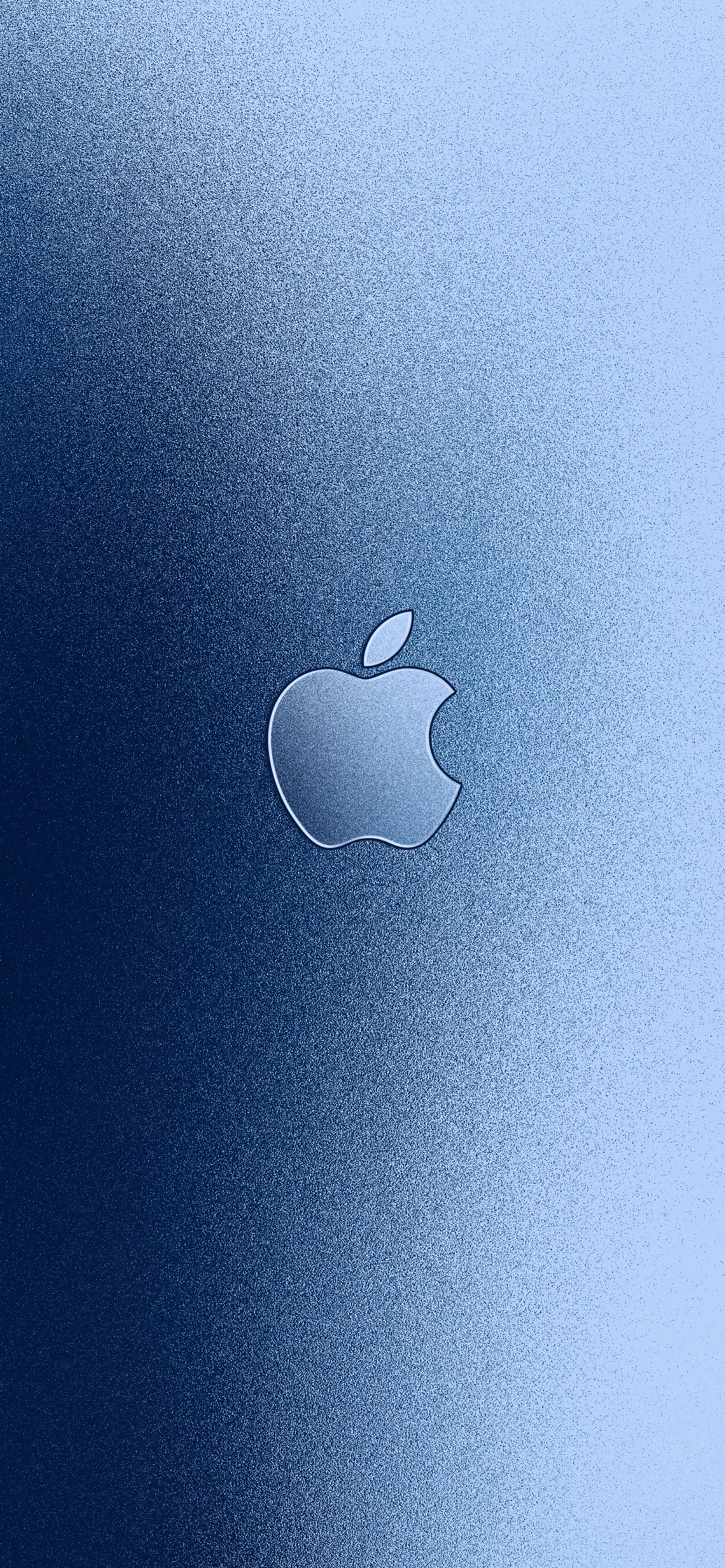 Aluminum Apple logo wallpapers for iPhone