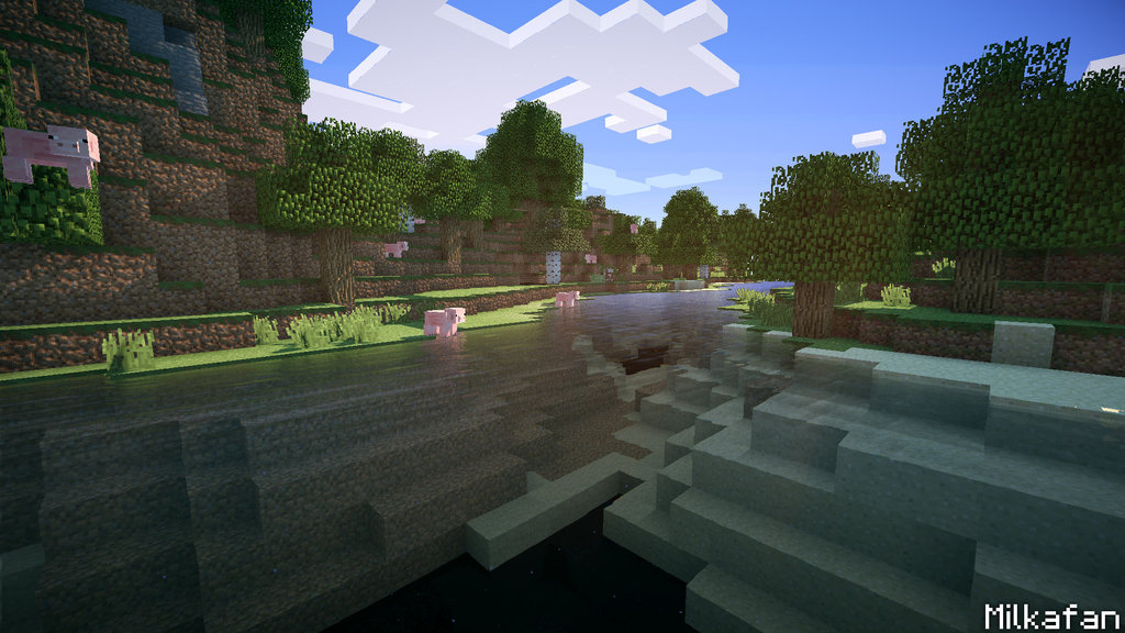 Minecraft Shaders Wallpaper By