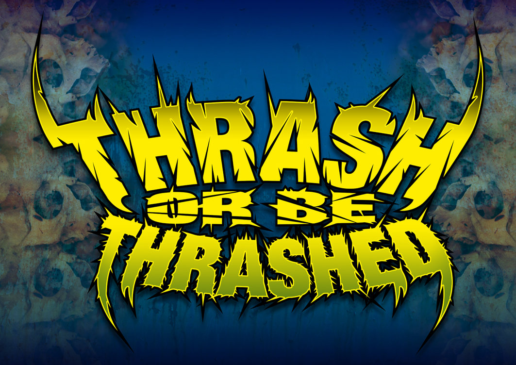 Thrash Metal Logo By Bulldogbite