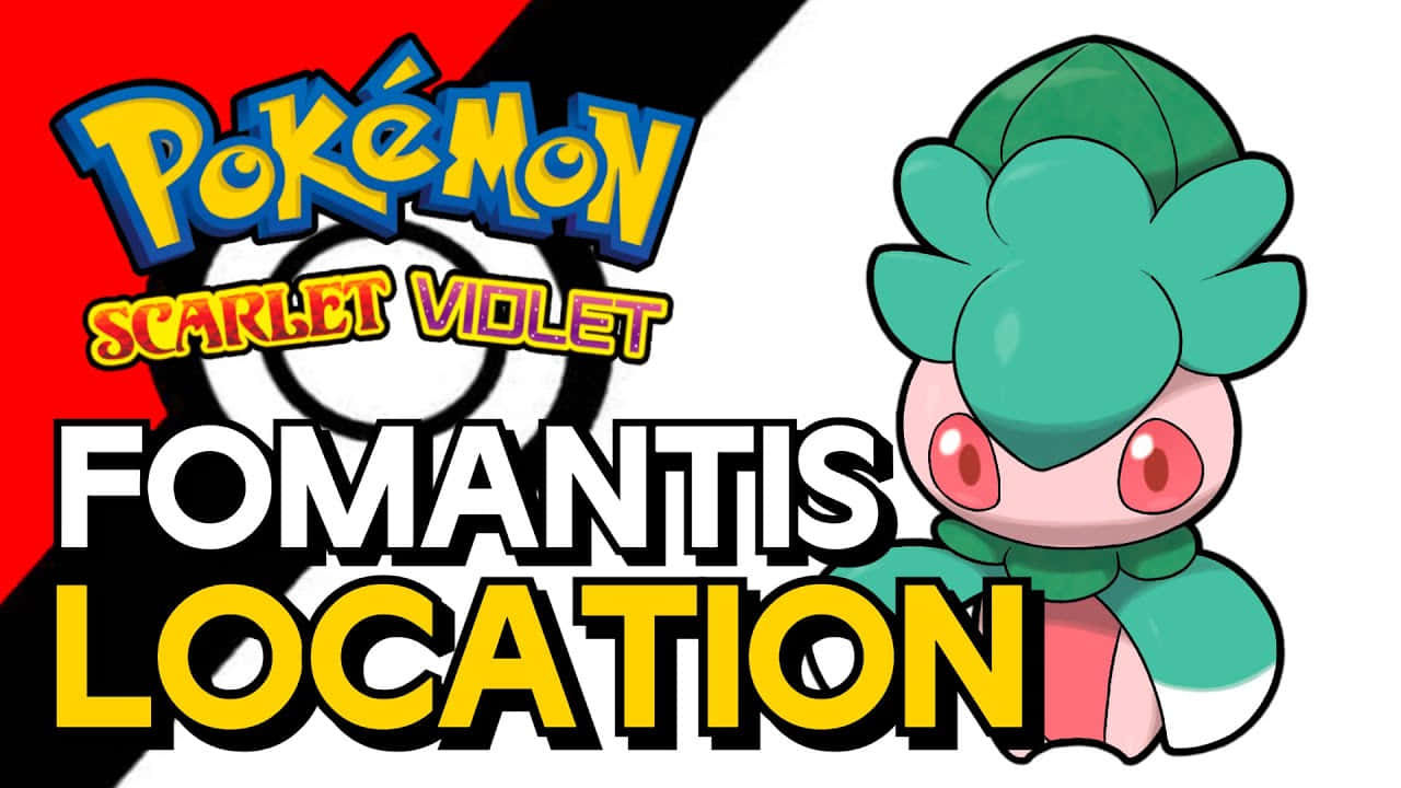 Pok Mon Scarlet Violet Fomantis Wallpaper