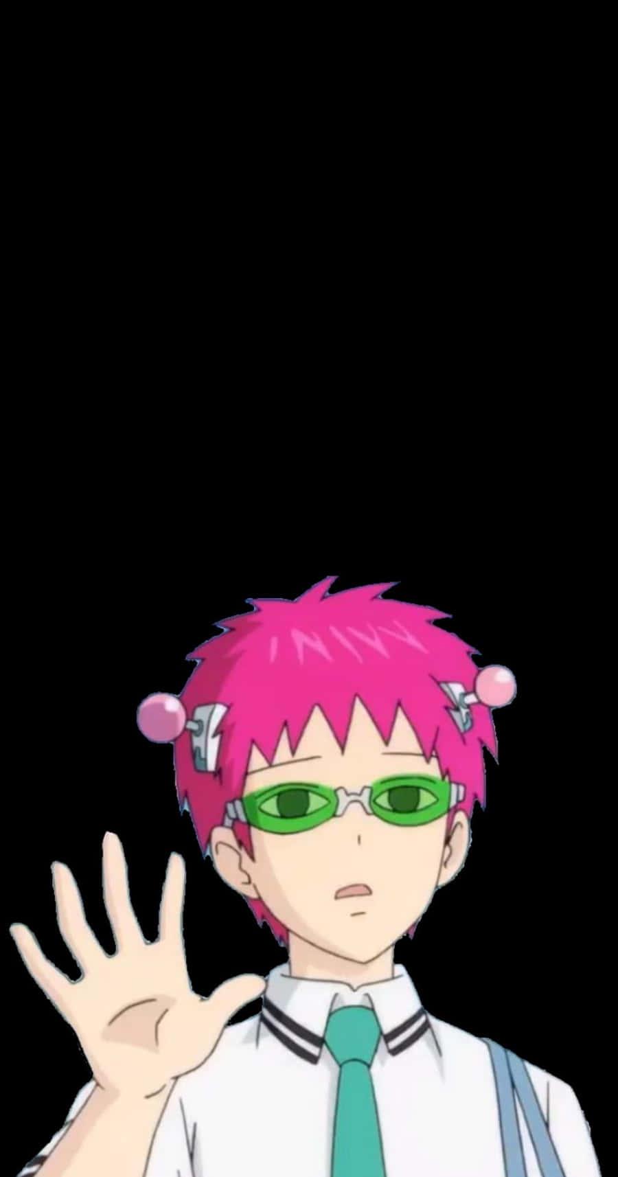 The Disastrous Life Of Saiki K Black Mobile Wallpaper