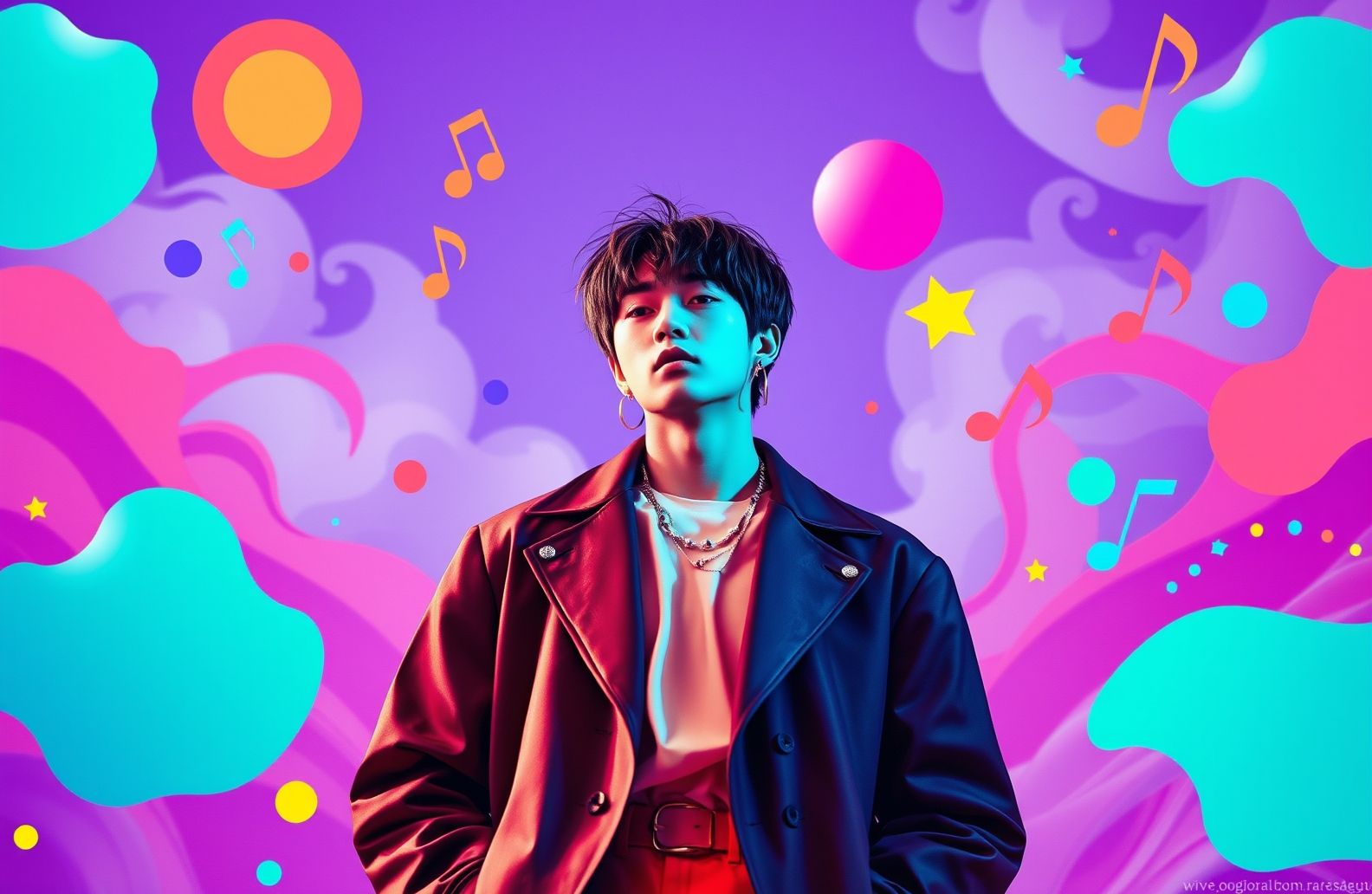 V Bts Idol Wallpaper