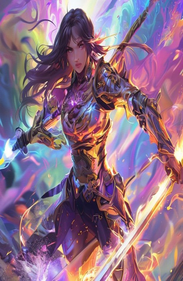 Anime Girl Warrior Wallpaper