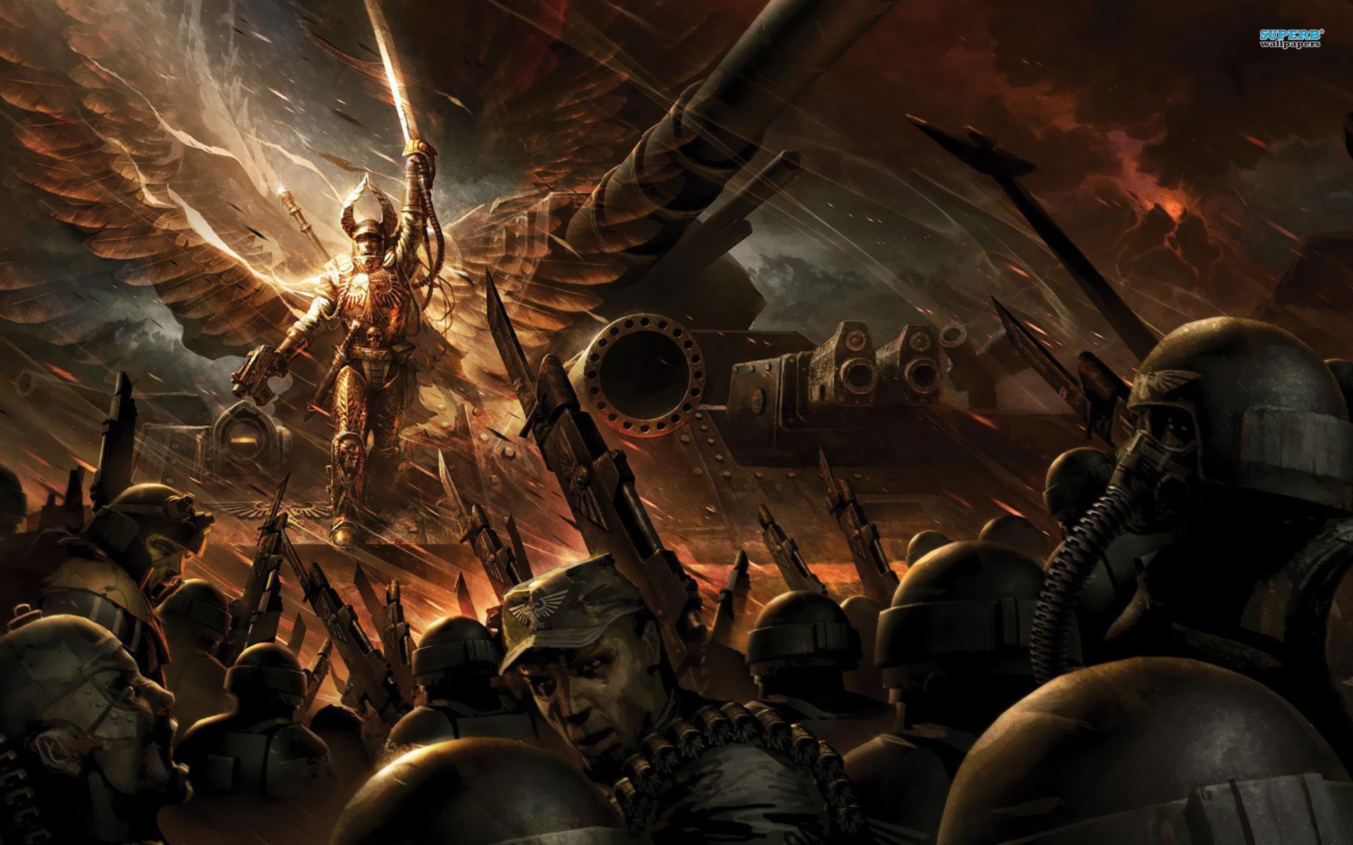 video games Warhammer imperial guard Warhammer 40K Wallpapers
