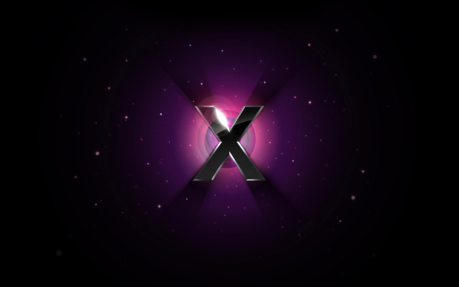 Apple Dark Os X Wallpaper HD