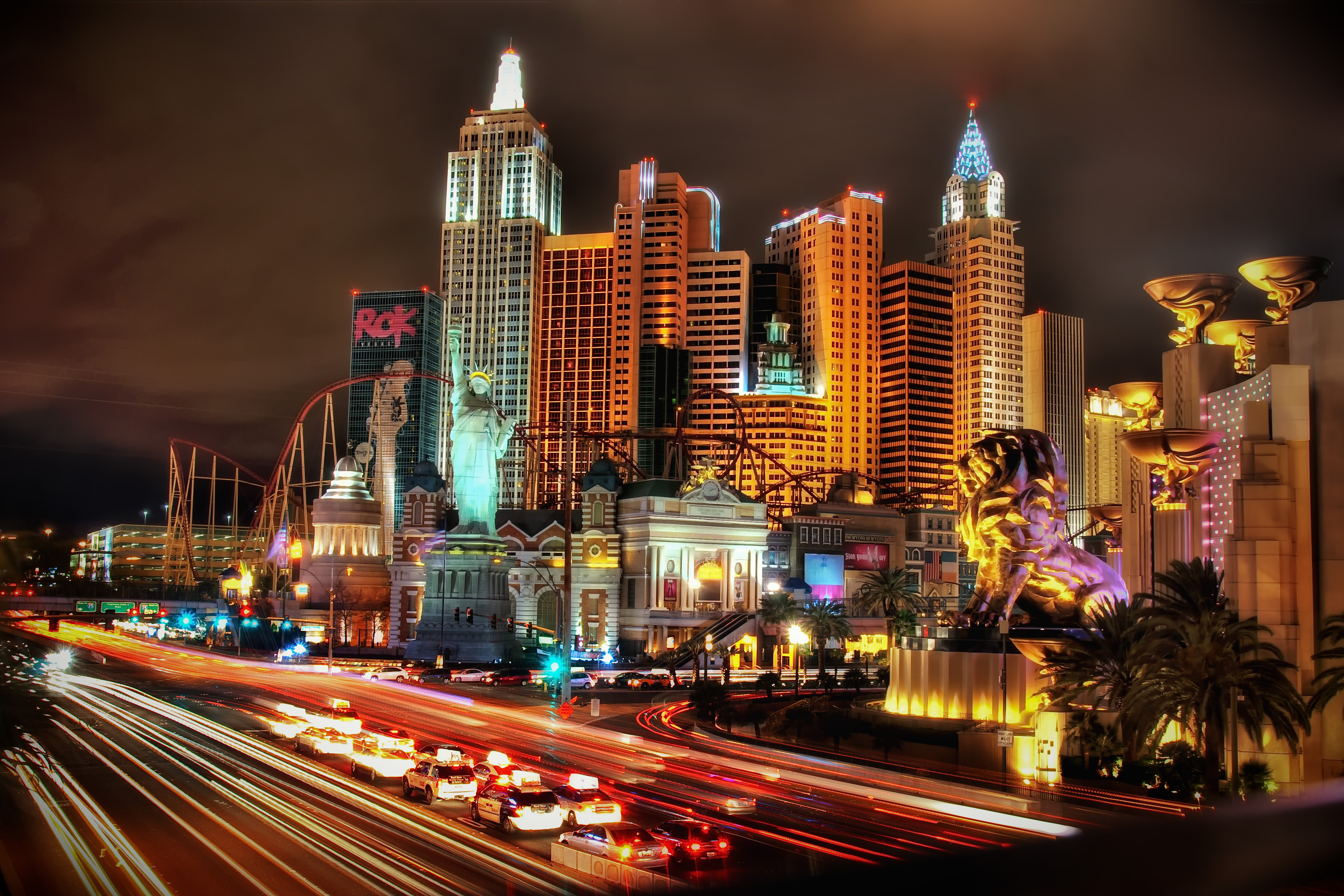 Vibrant Las Vegas Nights Wallpaper