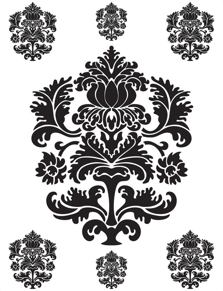 Free download Black And White Damask Wallpaper Border Black And White