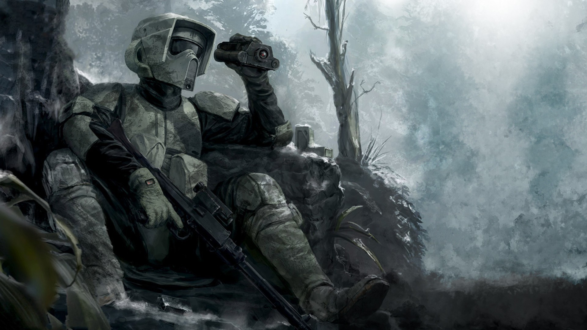 Video Games Science Fiction Binoculars Stormtrooper