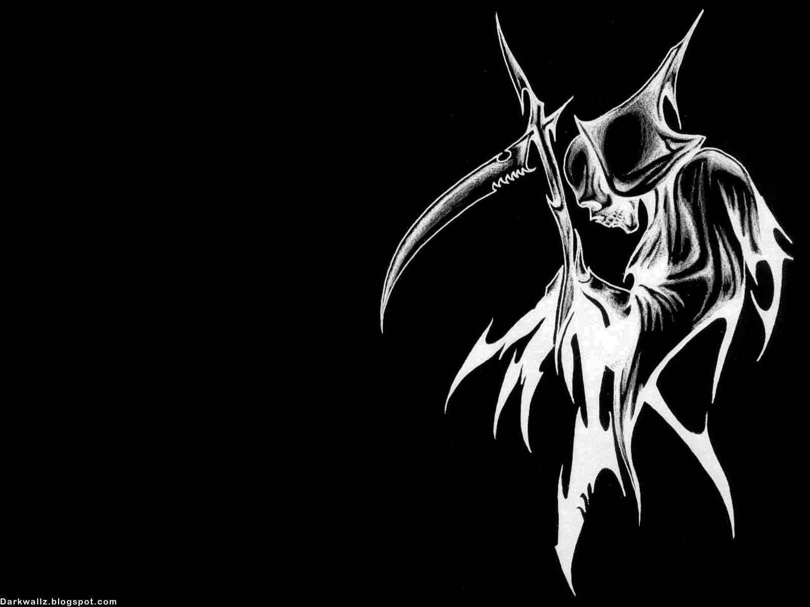 Black Skull Wallpaper