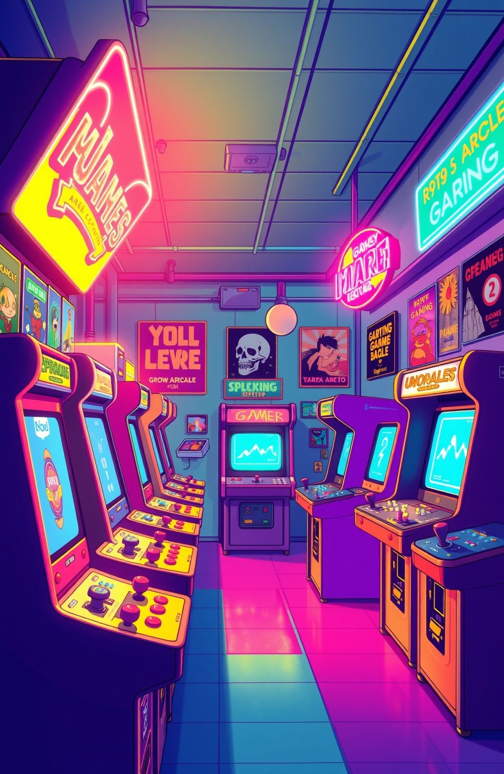 Classic Arcade Wallpaper