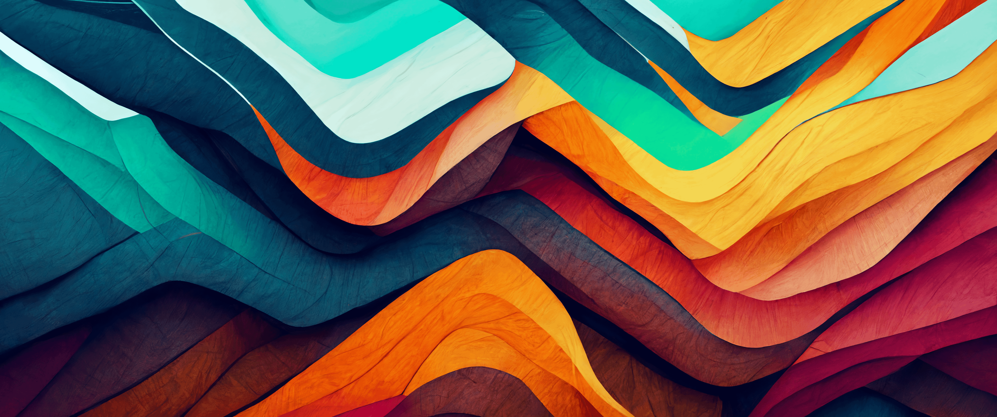 Abstract Waves Wallpaper R Midjourney