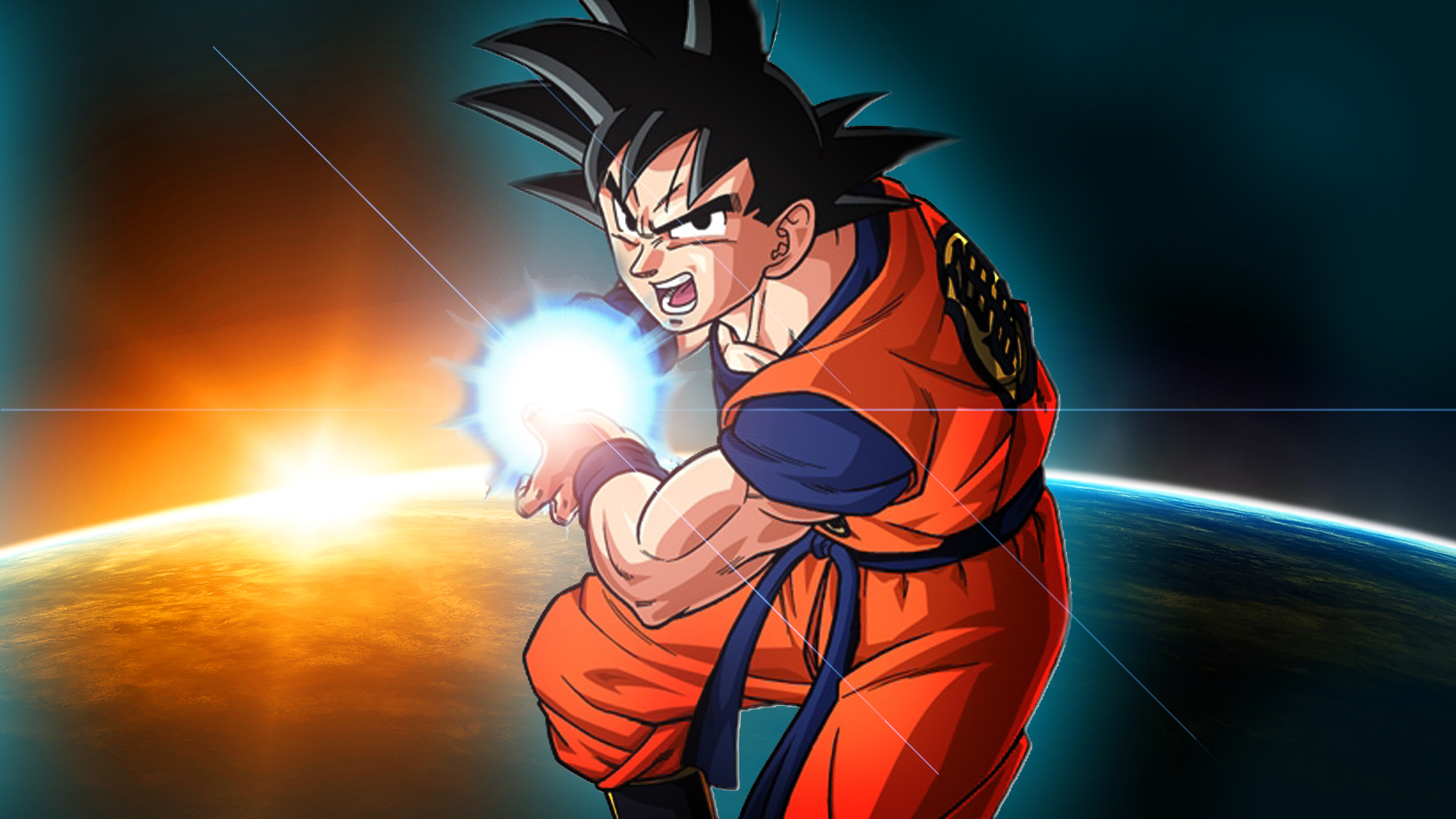 Goku SSJ- Kamehameha Wallpaper by DemonFoxSlayer on DeviantArt