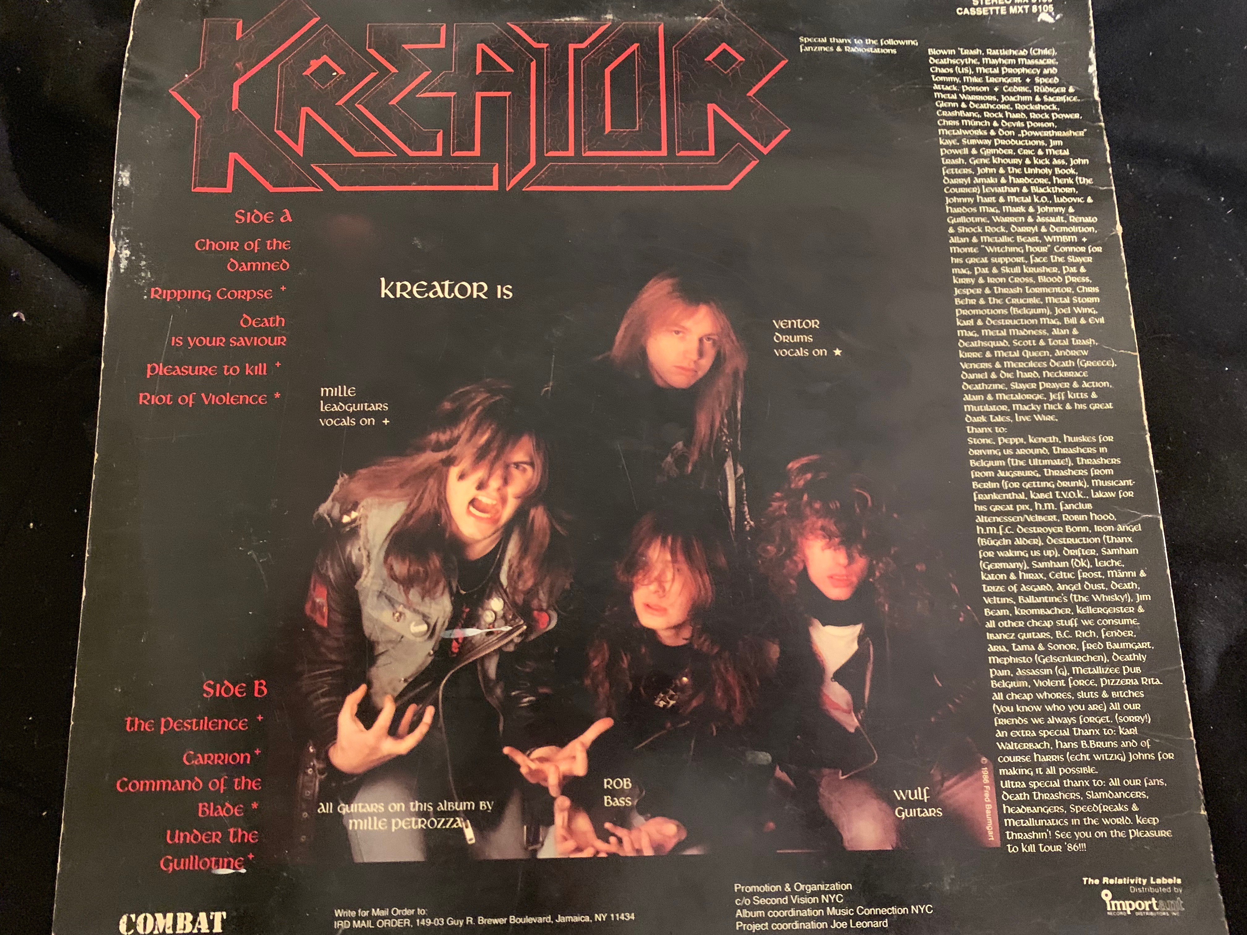 Credits Kreator Pleasure To Kill Back HD Wallpaper