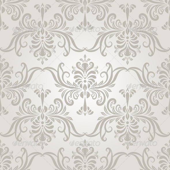 Vector Seamless Vintage Wallpaper Pattern Patterns Decorative