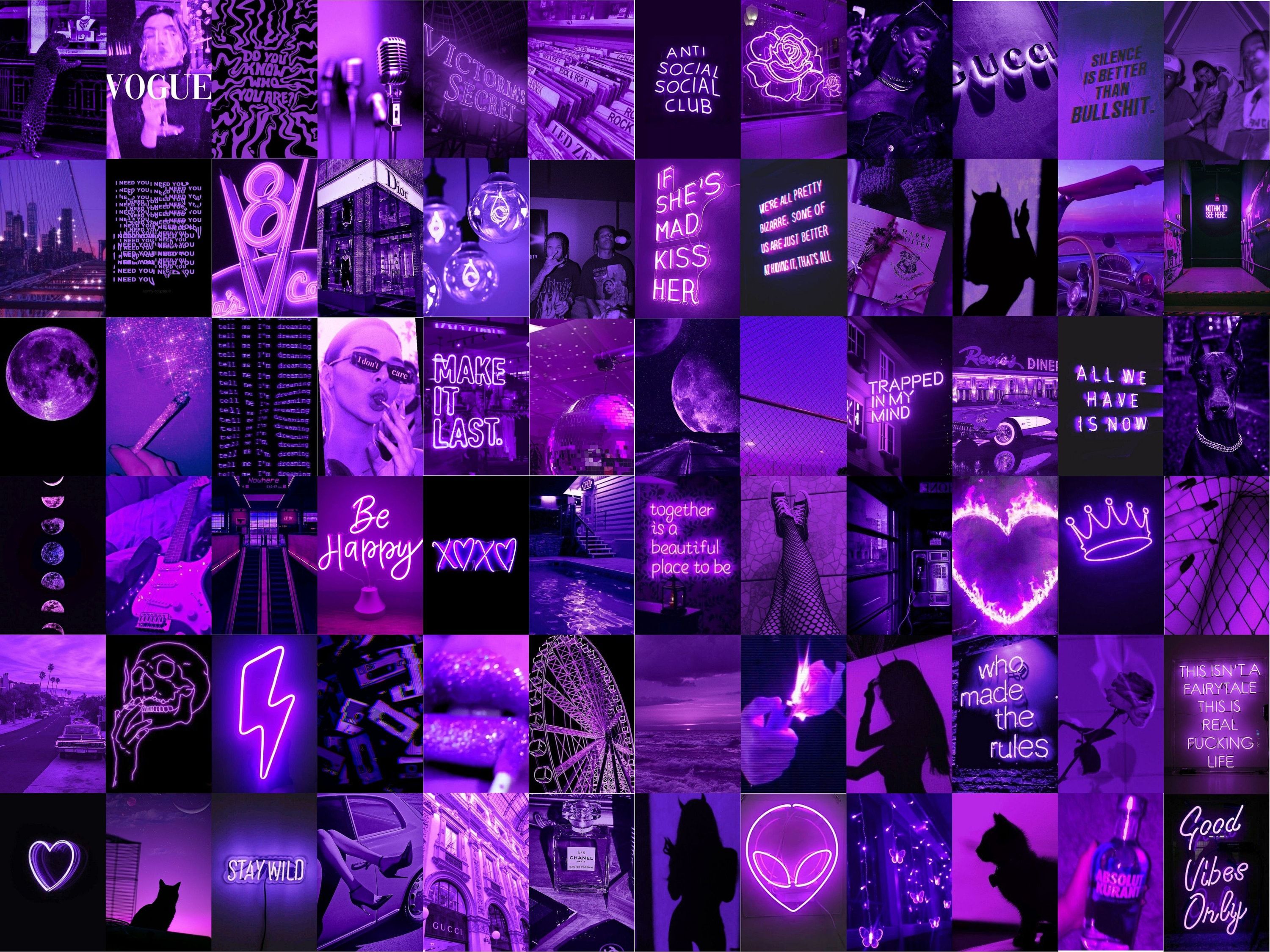 Neon Purple Wallpaper