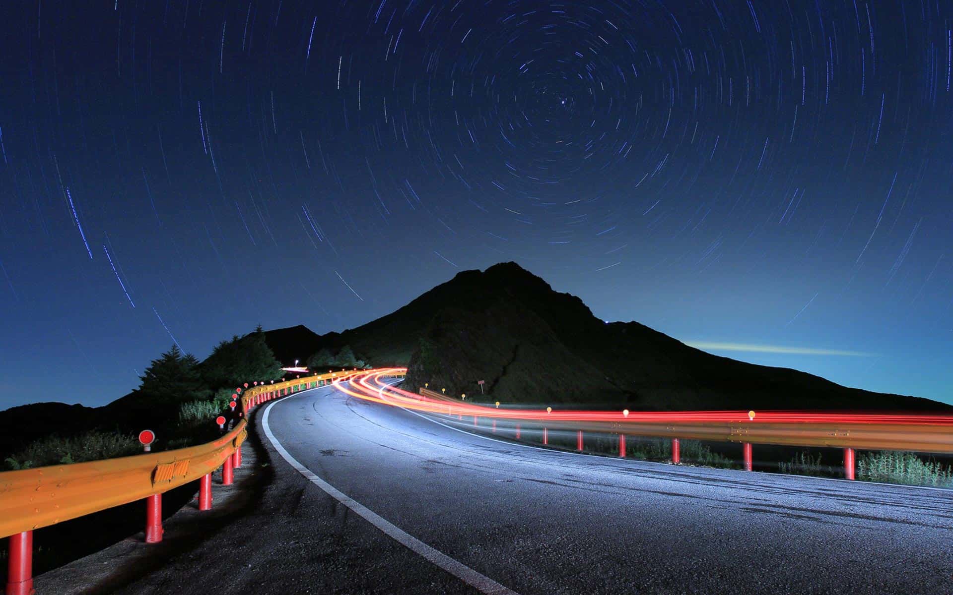 Night Mountain Wallpaper HD