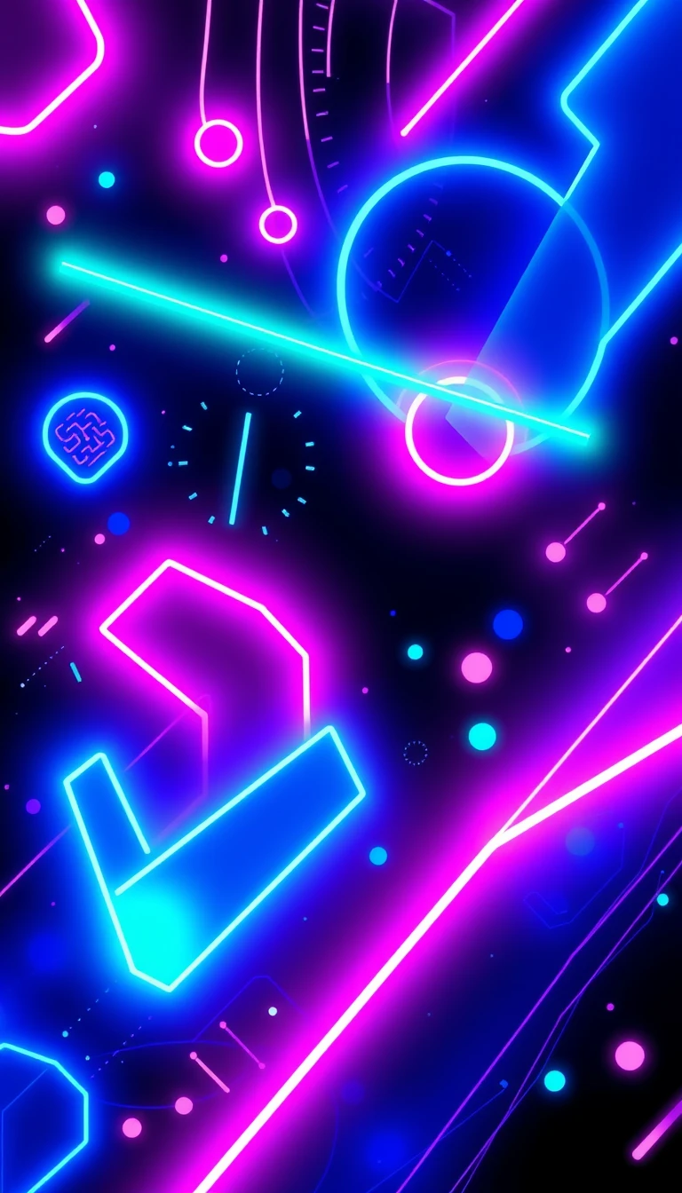 Neon 4k Phone Wallpaper