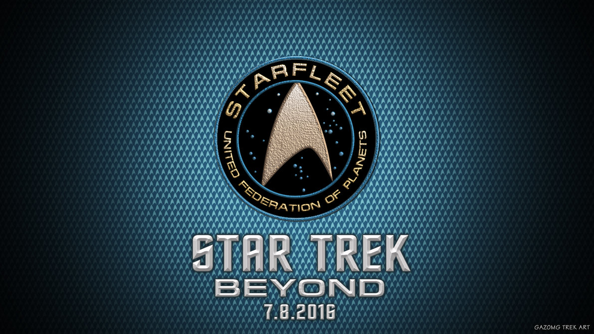 New Star Trek Beyond Logo Wallpaper By Gazomg