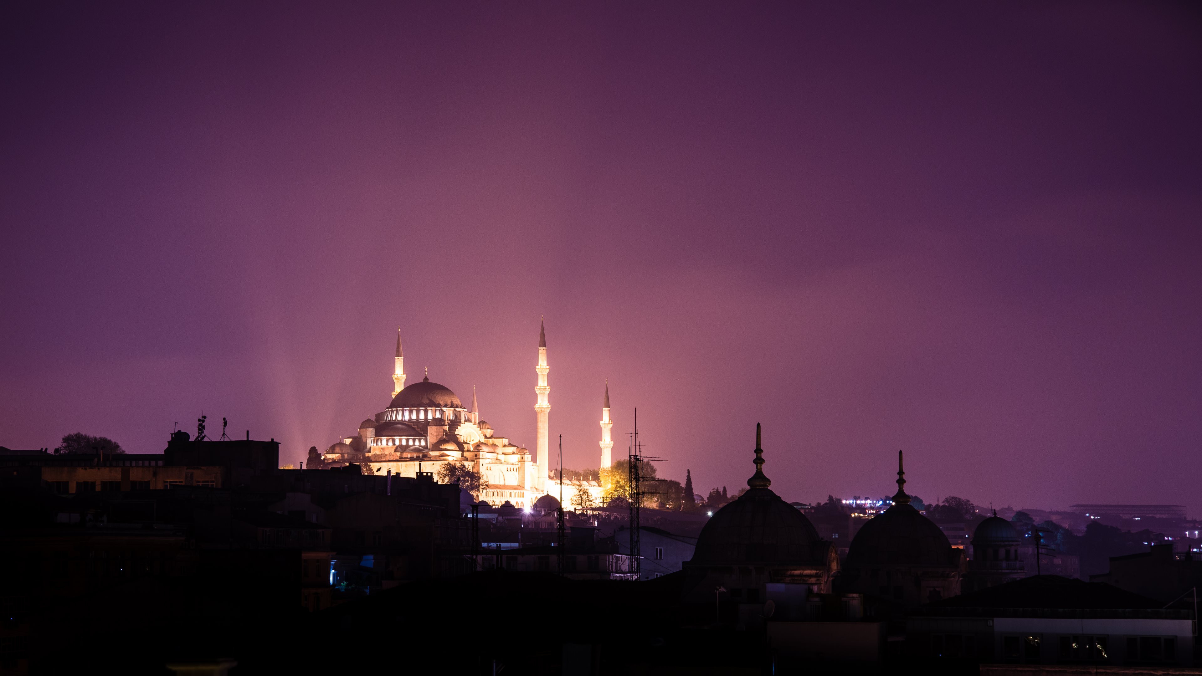 Suleymaniye Mosque HD Wallpaper 4k