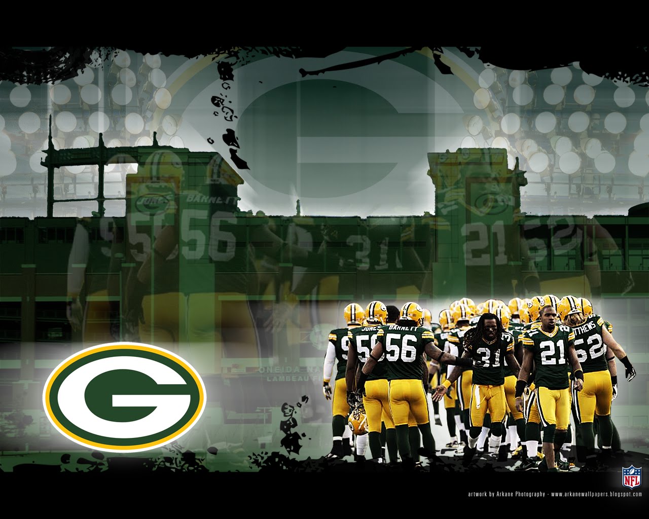 Green Bay Packers Arkane Nfl Wallpaper