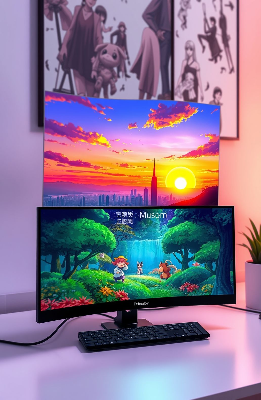 Dual Monitor Anime Wallpaper