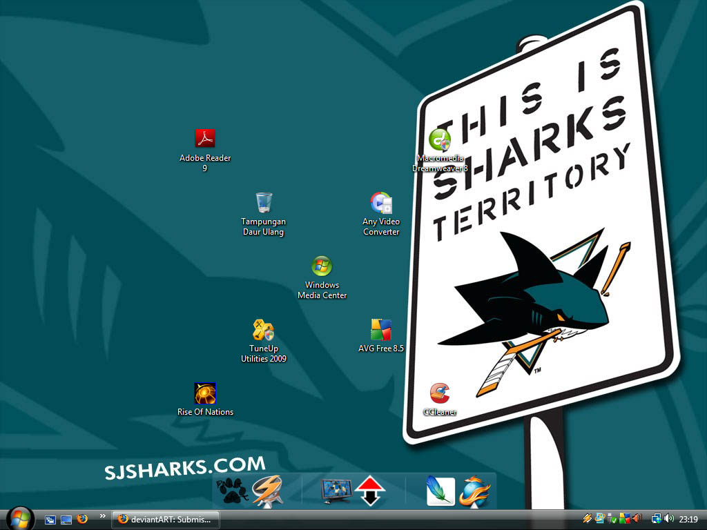 Sj Sharks Desktop By Streetkay07