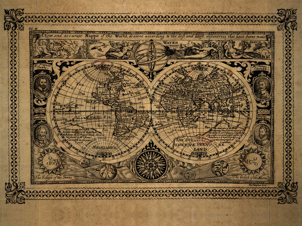 Фрагмент старинной карты