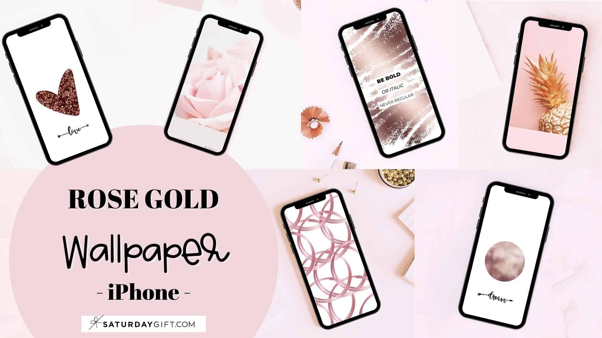 Rose Gold Wallpaper For iPhone Gorgeous Background
