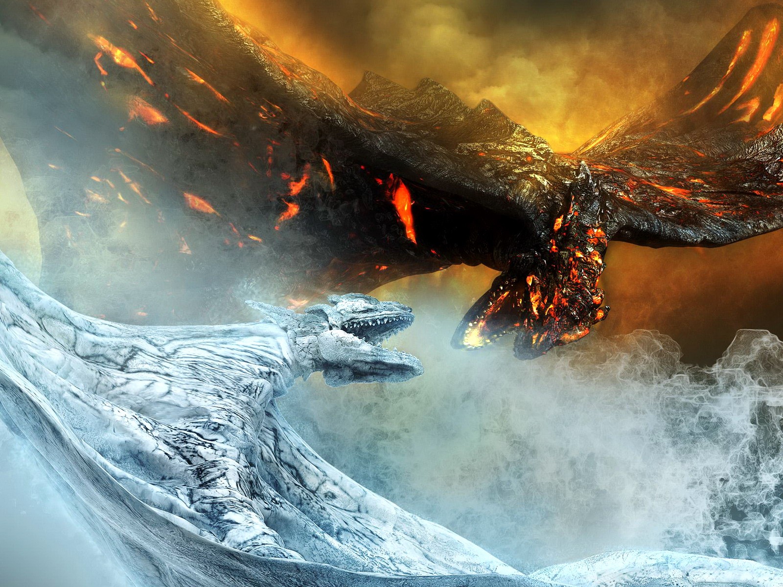 fire ice dragon wallpapers fire ice dragon wallpapers fire ice