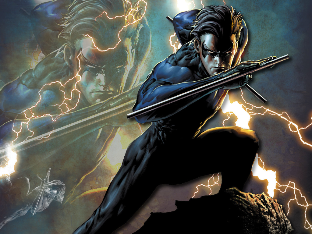 Me This Has Got To Be The Coolest Pic Of Nightwing I Ve Ever Seen