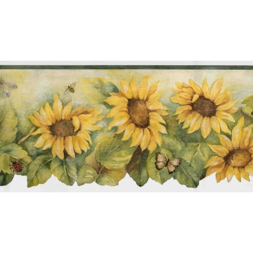 Country Sunflower Wallpaper Borders / Pin on Wallpaper borders / Feel