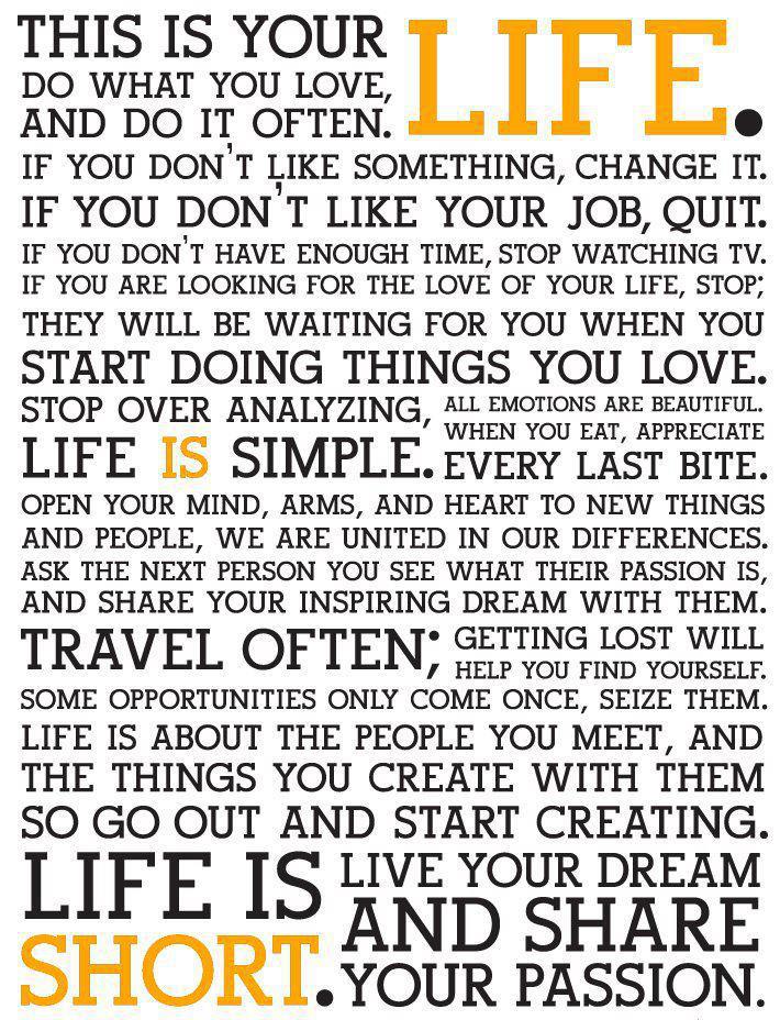 Holstee Manifesto Words To Live By The Tao Of Dana