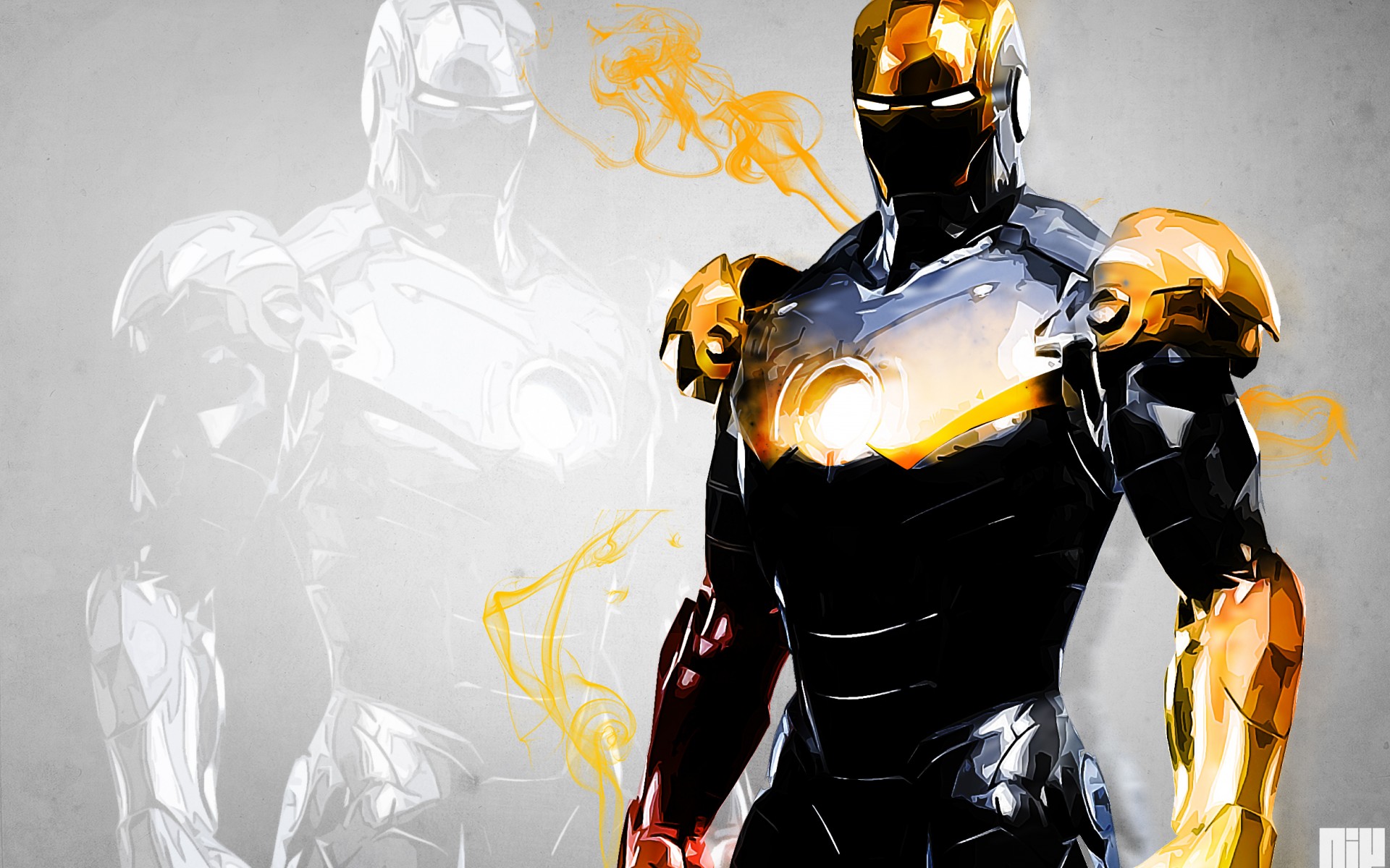 Iron Man Marvel Ics Superhero Wallpaper