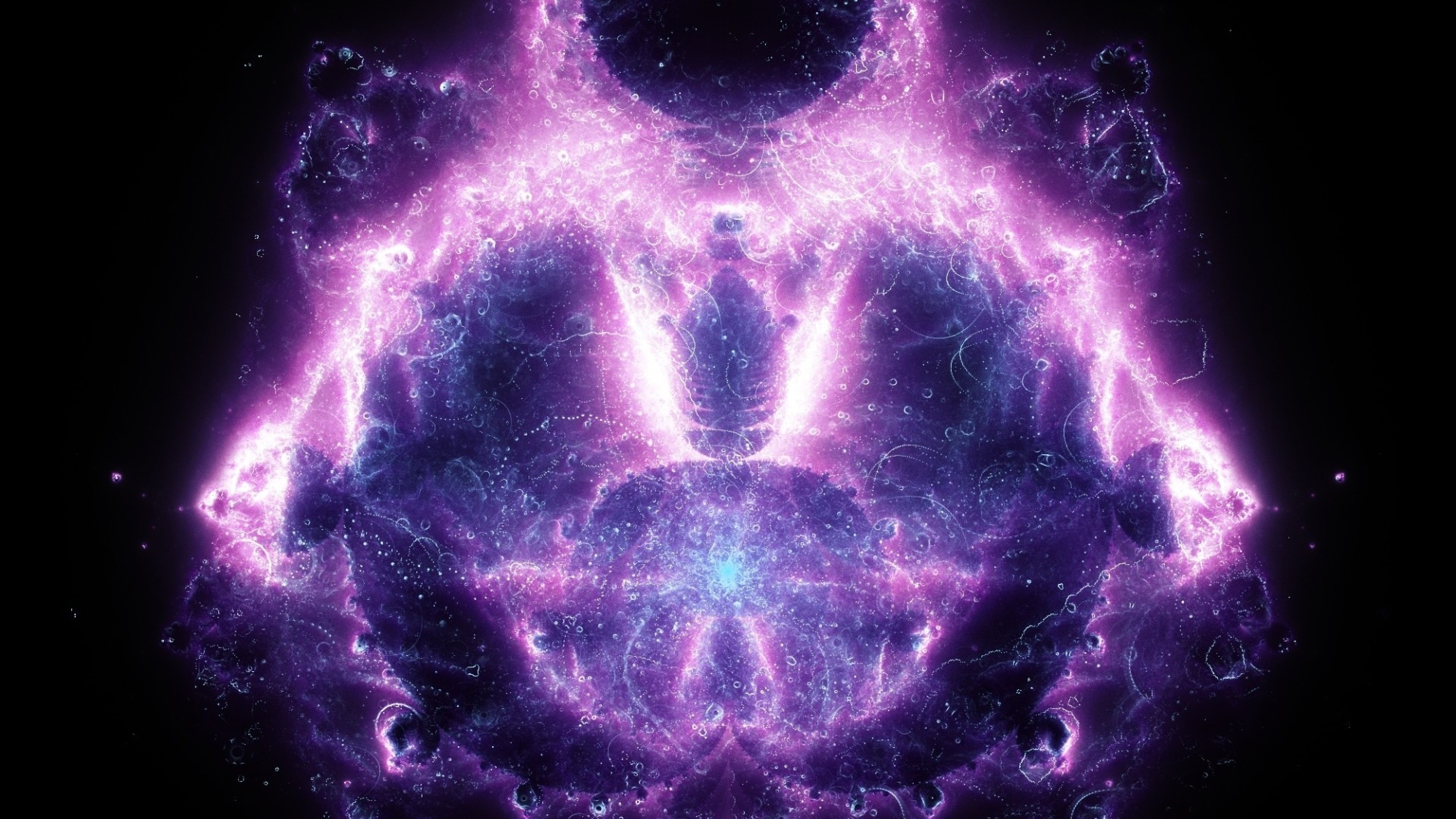Neon Purple Background Wallpaper